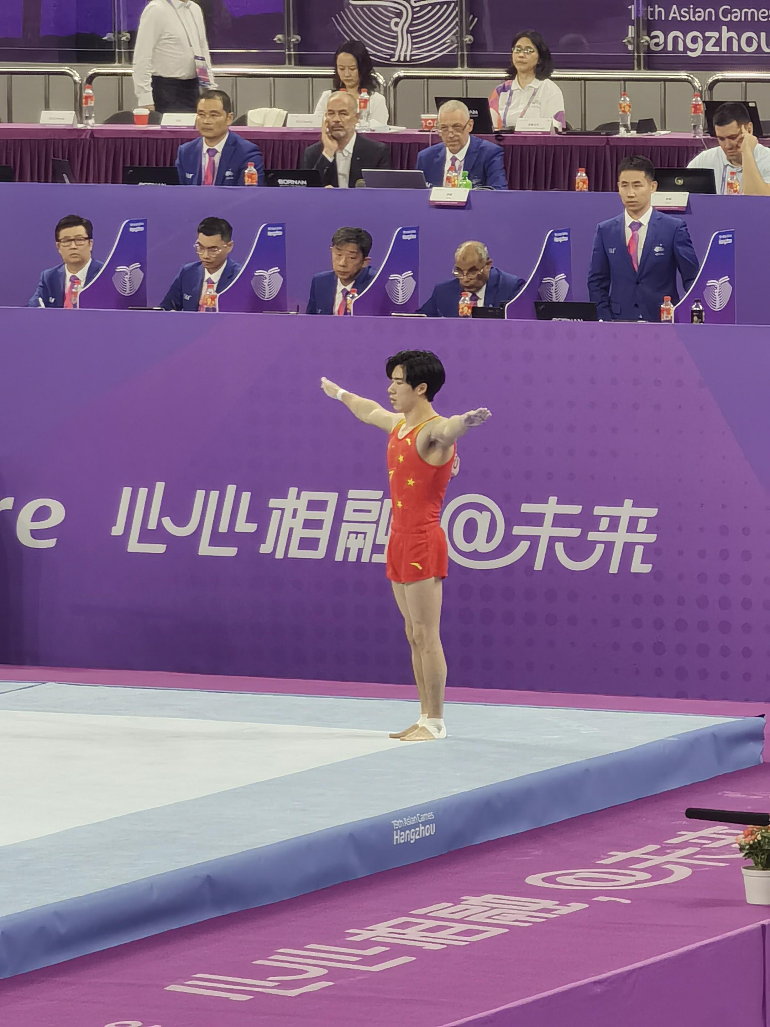 体操比赛中来自亚洲的选手实力出众